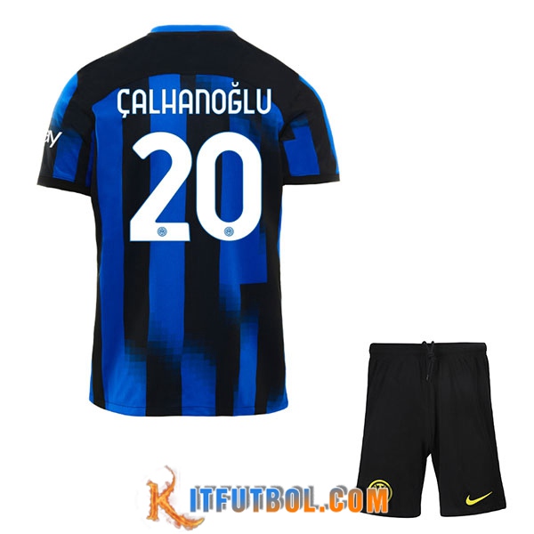 Camisetas De Futbol Inter Milan (CALHANOGLU #20) Ninos 2023/2024 Primera