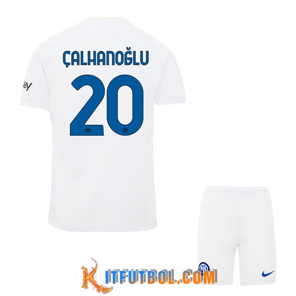 Camisetas De Futbol Inter Milan (CALHANOGLU #20) Ninos 2023/2024 Segunda
