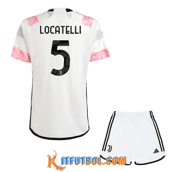 Camisetas De Futbol Juventus (LOCATELLI #5) Ninos 2023/2024 Segunda