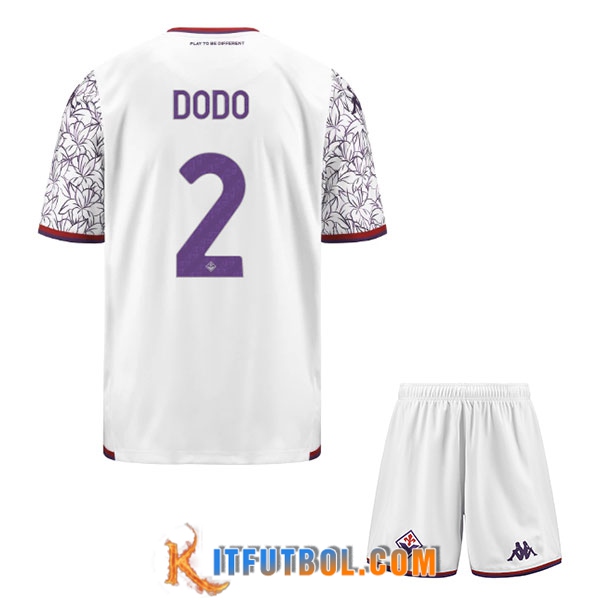 Camisetas De Futbol ACF Fiorentina (DODO #2) Ninos 2023/2024 Segunda