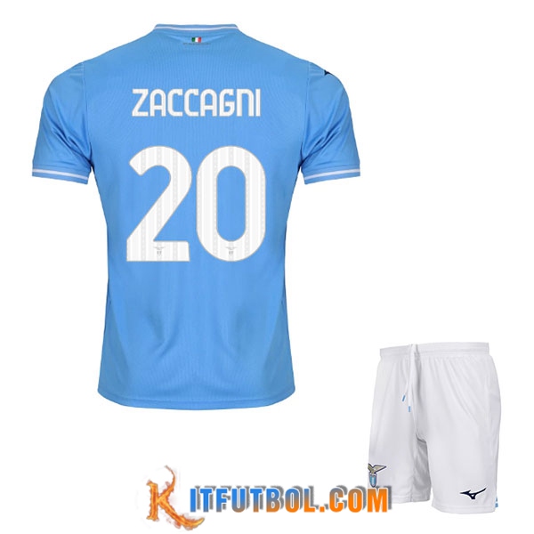Camisetas De Futbol SS Lazio (ZACCAGNI #20) Ninos 2023/2024 Primera