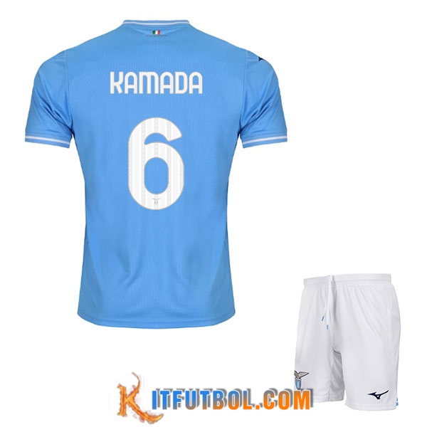 Camisetas De Futbol SS Lazio (KAMADA #6) Ninos 2023/2024 Primera