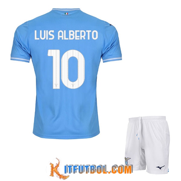 Camisetas De Futbol SS Lazio (LUIS ALBERTO #10) Ninos 2023/2024 Primera