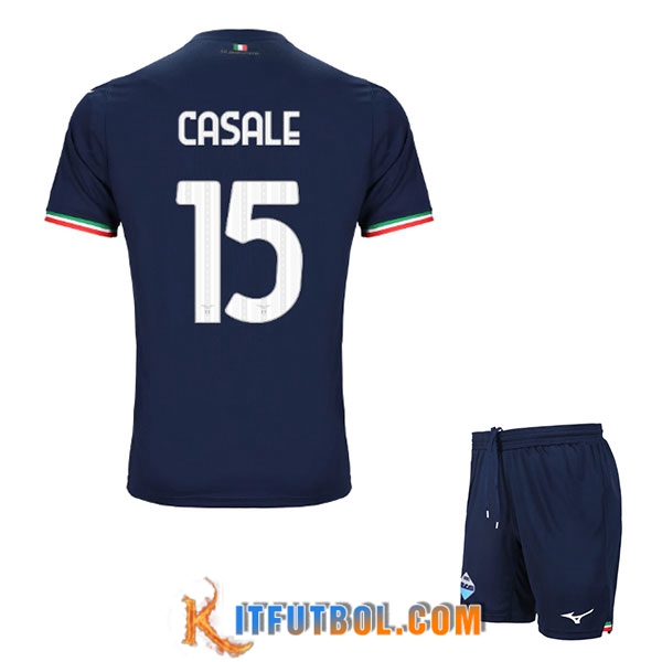Camisetas De Futbol SS Lazio (CASALE #15) Ninos 2023/2024 Segunda