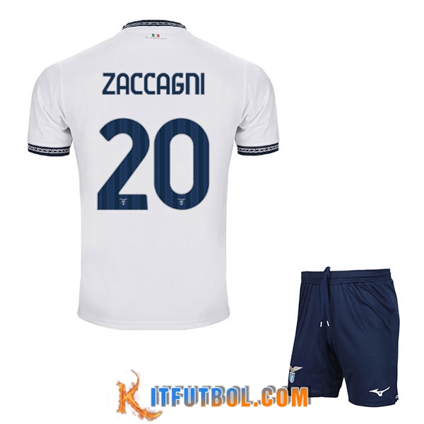 Camisetas De Futbol SS Lazio (ZACCAGNI #20) Ninos 2023/2024 Tercera