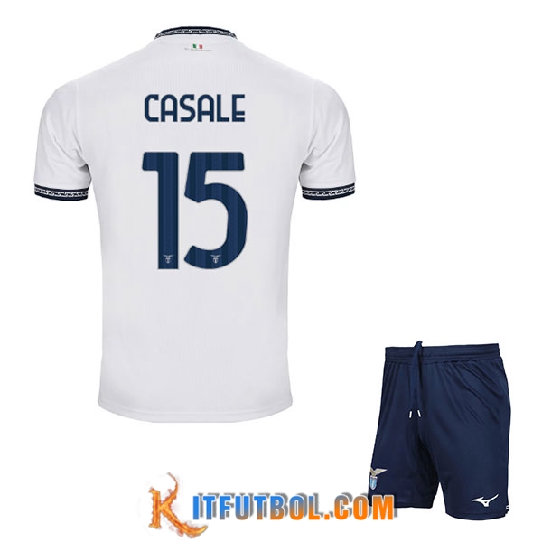 Camisetas De Futbol SS Lazio (CASALE #15) Ninos 2023/2024 Tercera
