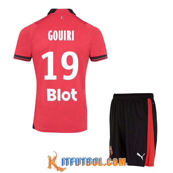Camisetas De Futbol Stade Rennais (GOUIRI #19) Ninos 2023/2024 Primera