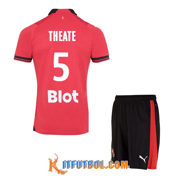 Camisetas De Futbol Stade Rennais (THEATE #5) Ninos 2023/2024 Primera