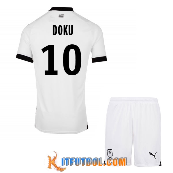 Camisetas De Futbol Stade Rennais (DOKU #10) Ninos 2023/2024 Segunda