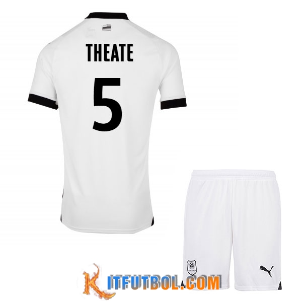 Camisetas De Futbol Stade Rennais (THEATE #5) Ninos 2023/2024 Segunda
