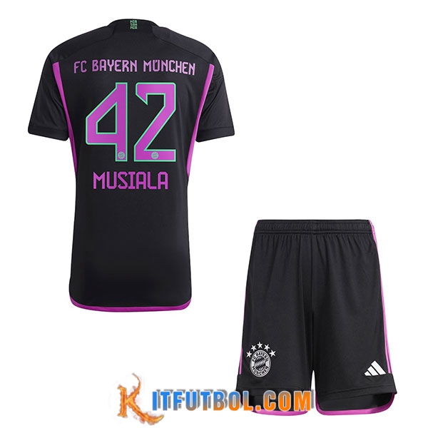Camisetas De Futbol Bayern Munich (MUSIALA #42) Ninos 2023/2024 Segunda