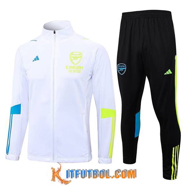 Chandal Equipos De Futbol - Chaqueta Arsenal Blanco 2023/2024