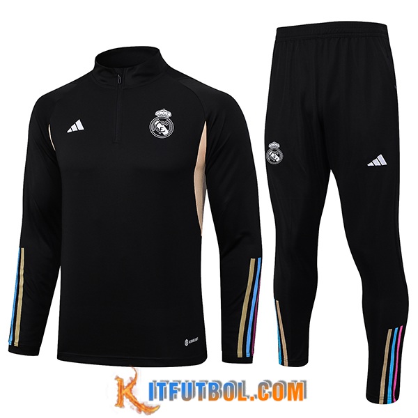 Chandal Equipos De Futbol Real Madrid Negro 2023/2024 -02