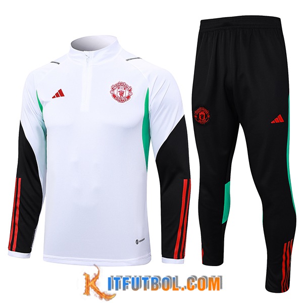 Chandal Equipos De Futbol Manchester United Blanco 2023/2024 -05