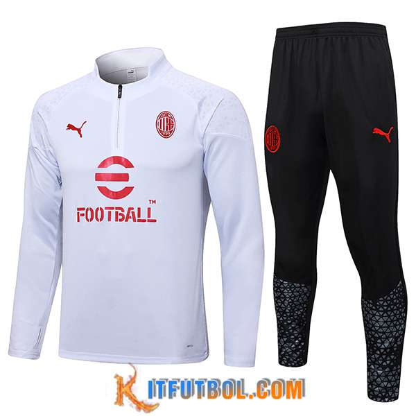 Chandal Equipos De Futbol AC Milan Blanco 2023/2024 -02