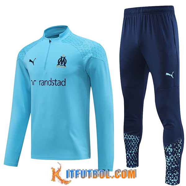 Chandal Equipos De Futbol Marseille Azul Claro 2023/2024 -02