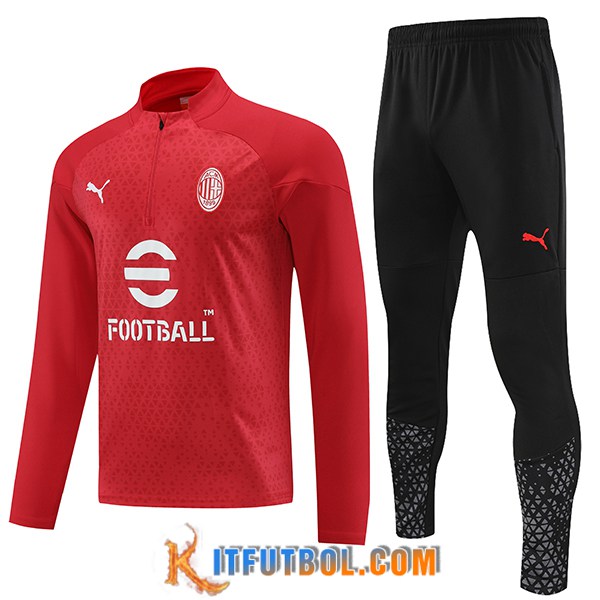 Chandal Equipos De Futbol AC Milan Rojo 2023/2024 -03