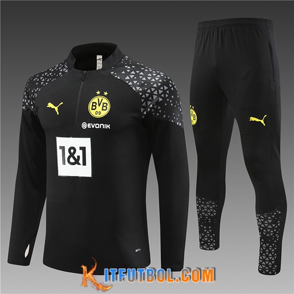 Chandal Equipos De Futbol Dortmund Ninos Negro 2023/2024