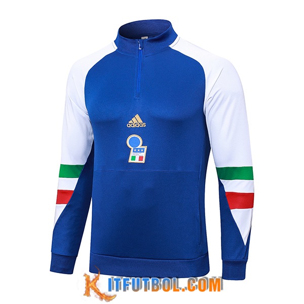 Sudadera De Entrenamiento Italia Azul 2023/2024
