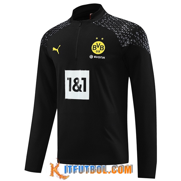 Sudadera De Entrenamiento Dortmund Negro 2023/2024