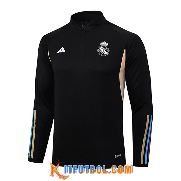 Sudadera De Entrenamiento Real Madrid Negro 2023/2024