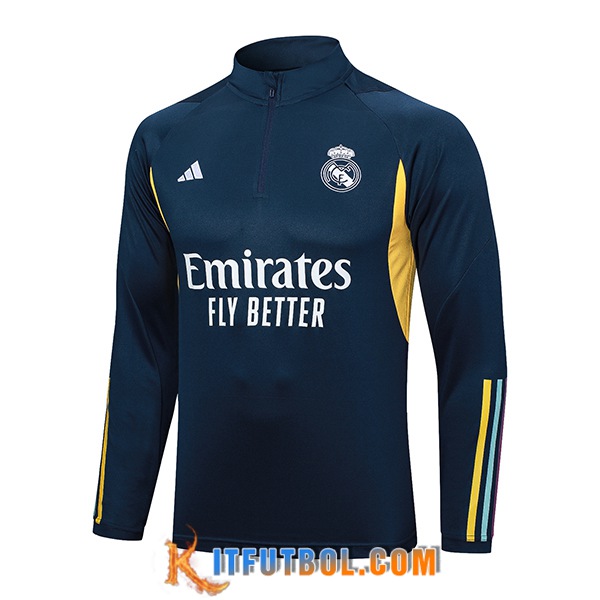 Sudadera De Entrenamiento Real Madrid Azul marino 2023/2024 -04