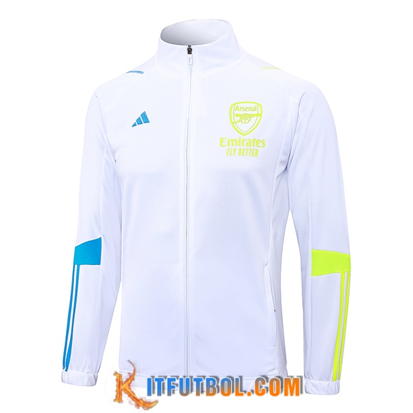 Chaquetas Futbol Arsenal Blanco 2023/2024
