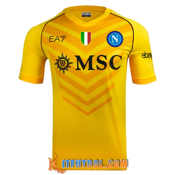 Camisetas De Futbol SSC Napoli Amarillo 2023/2024
