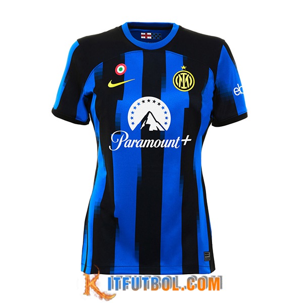 Camisetas De Futbol Inter Milan Mujer Primera 2023/2024