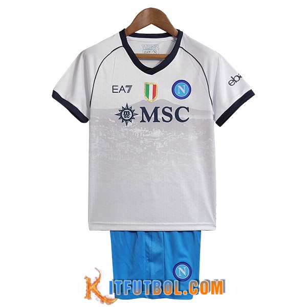 Camisetas De Futbol SSC Napoli Ninos Segunda 2023/2024