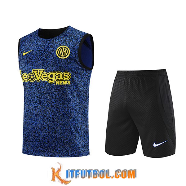 Camiseta Entrenamiento sin mangas + Cortos Inter Milan Azul marino 2023/2024