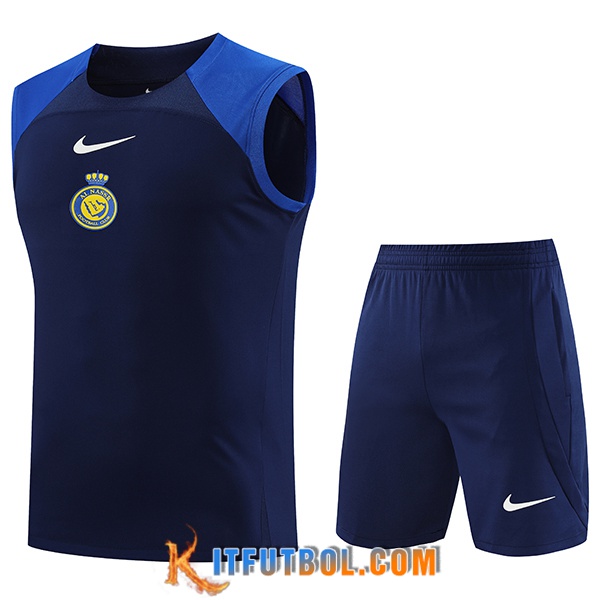 Camiseta Entrenamiento sin mangas + Cortos Al-Nassr FC Azul marino 2023/2024