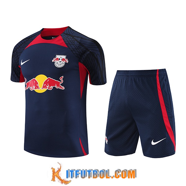 Camiseta Entrenamiento + Cortos RB Leipzig Azul marino 2023/2024