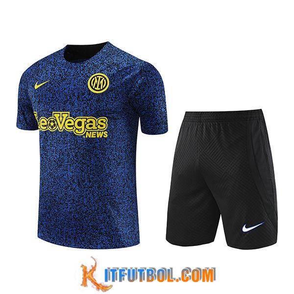 Camiseta Entrenamiento + Cortos Inter Milan Azul marino 2023/2024