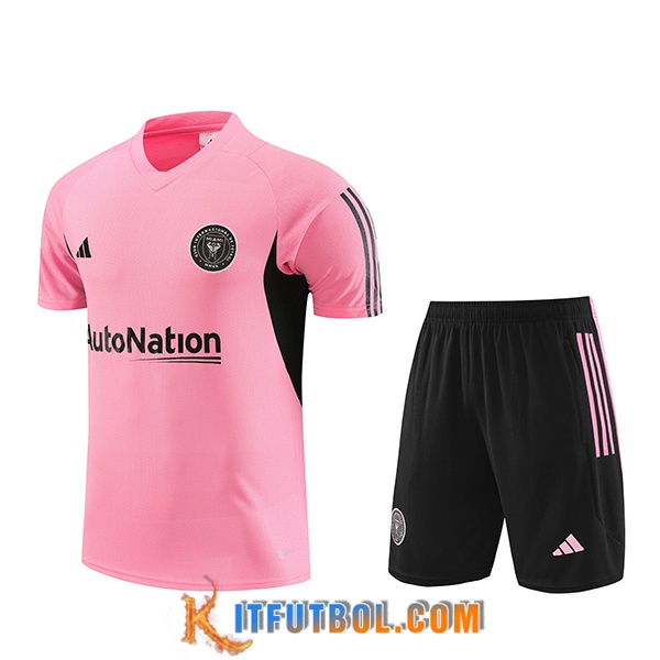 Camiseta Entrenamiento + Cortos Inter Miami CF Rosa 2023/2024