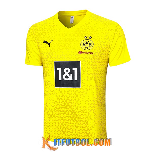 Camiseta Entrenamiento Dortmund Amarillo 2023/2024 -02
