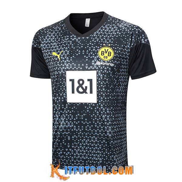 Camiseta Entrenamiento Dortmund Negro 2023/2024 -03