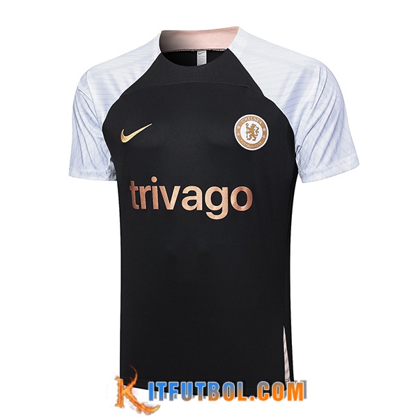 Camiseta Entrenamiento FC Chelsea Negro 2023/2024 -02