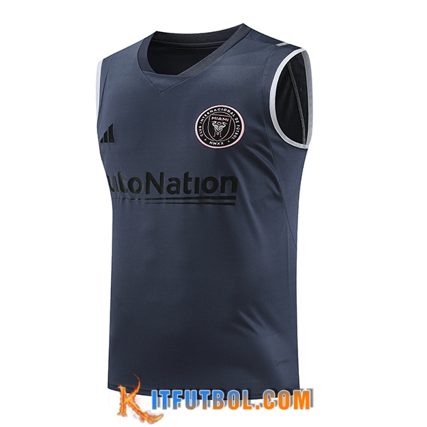 Chalecos De Futbol Inter Miami CF Gris 2023/2024 -02