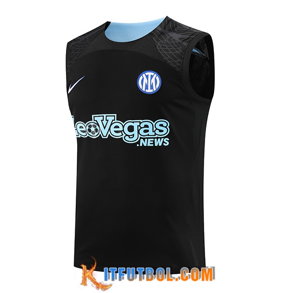 Chalecos De Futbol Inter Milan Negro 2023/2024 -02