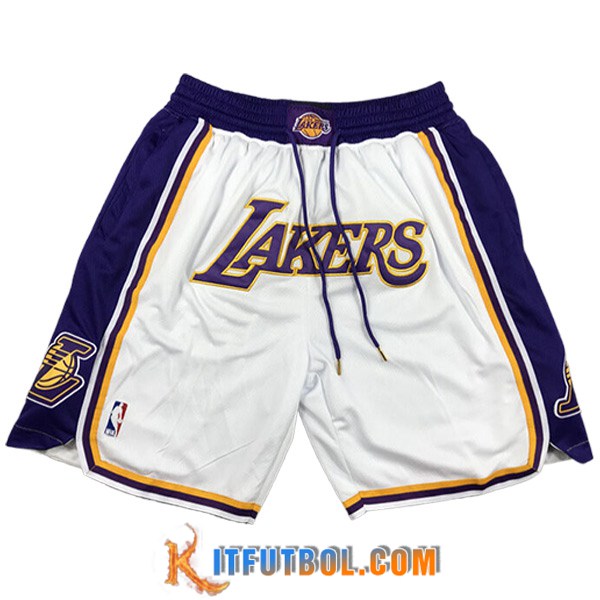 Cortos NBA Los Angeles Lakers 2023/24 Blanco/Azul