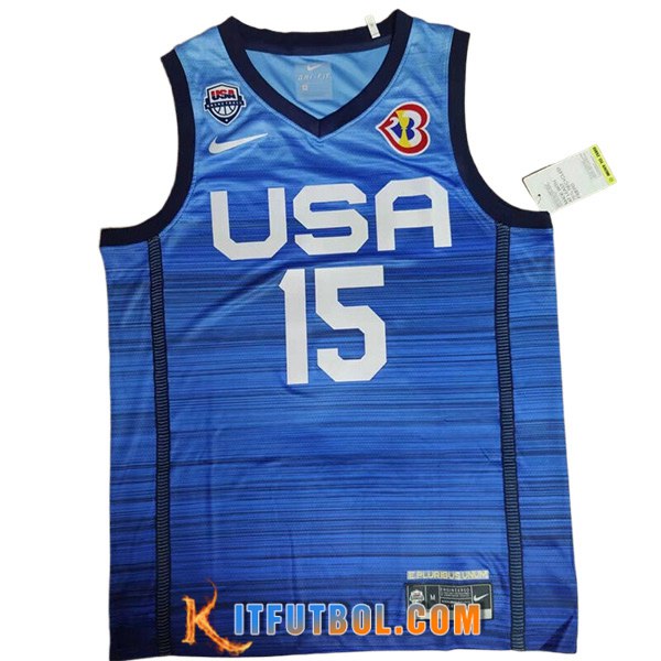 Camisetas De Futbol USA (REAVES #15) 2023/24 Azul