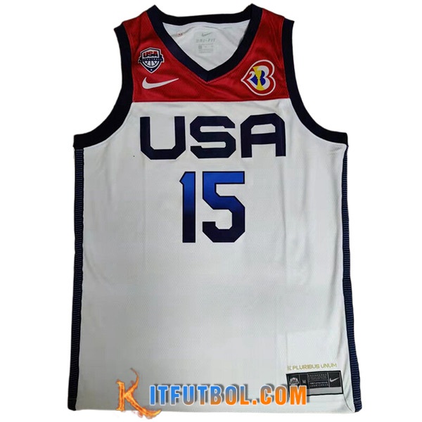 Camisetas De Futbol USA (REAVES #15) 2023/24 Blanco