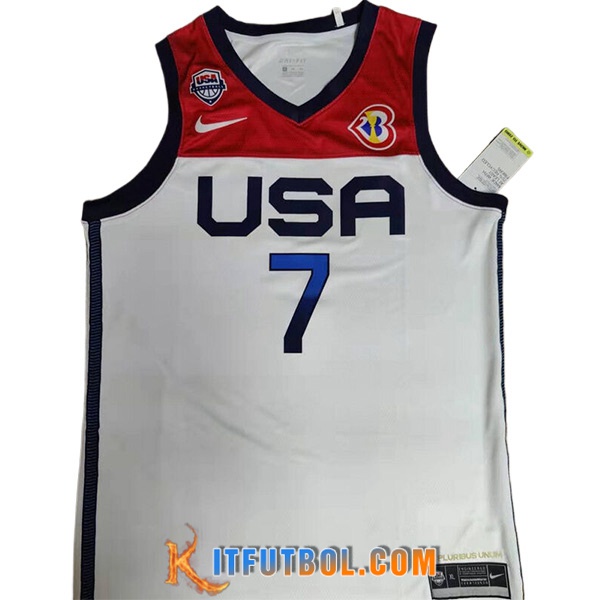 Camisetas De Futbol USA (DURANT #7) 2023/24 Blanco