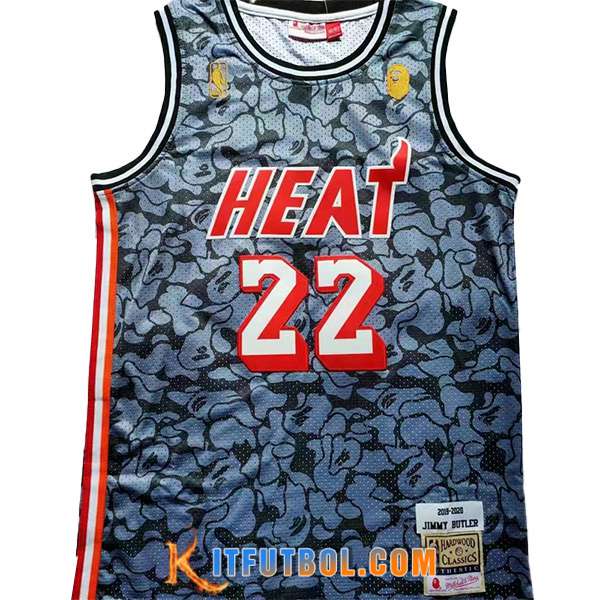 Camisetas De Futbol Miami Heat (BUTLER #22) 2023/24 Azul/Negro