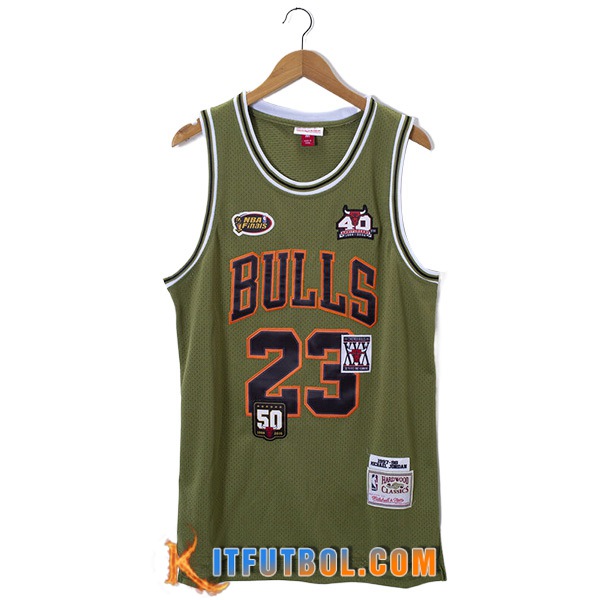Camisetas De Futbol Chicago Bulls (JORDAN #23) 2023/24 Verde