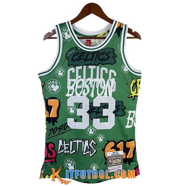Camisetas De Futbol Boston Celtics (BIRD #33) 2023/24 Verde