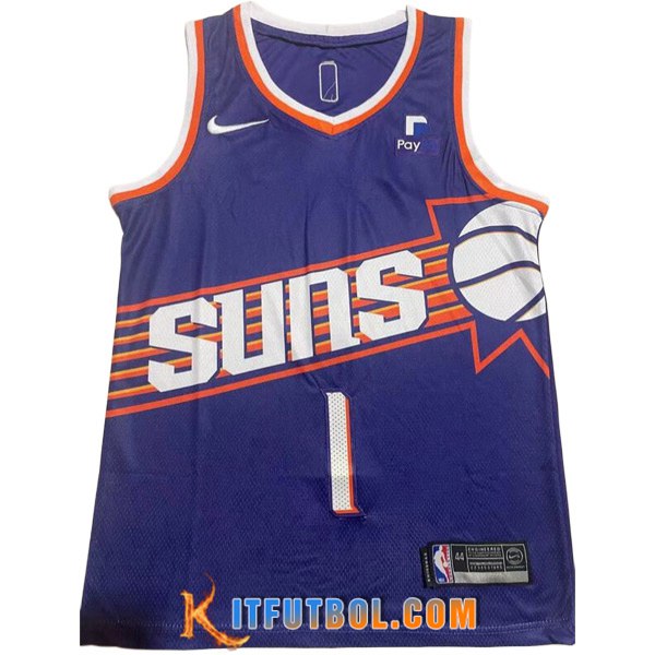 Camisetas De Futbol Phoenix Suns (BOOKER #1) 2023/24 Azul