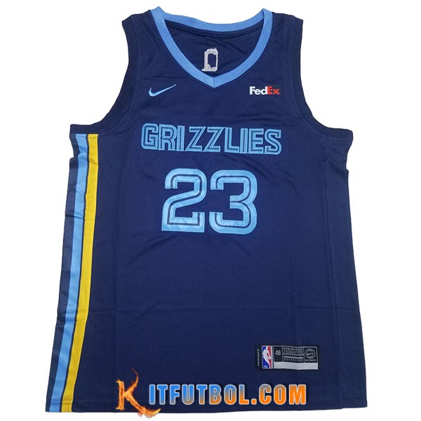 Camisetas De Futbol Memphis Grizzlies (Rosa #23) 2023/24 Azul