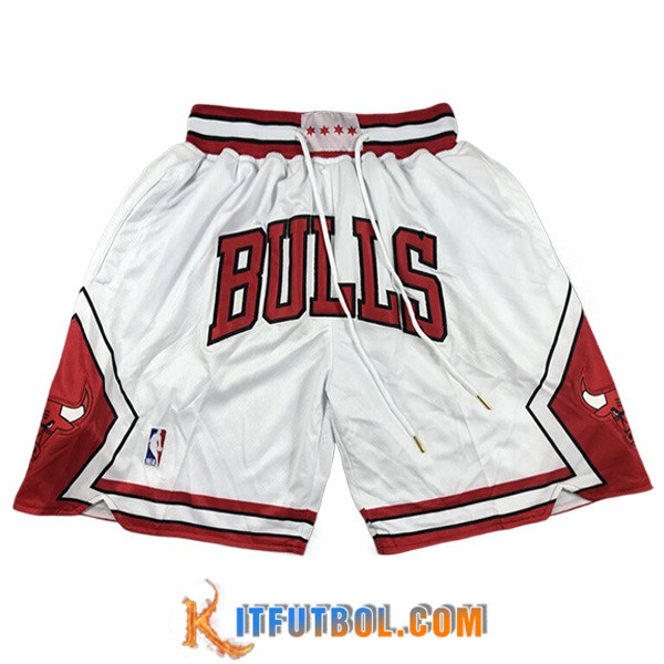 Cortos NBA Chicago Bulls 2023/24 Blanco